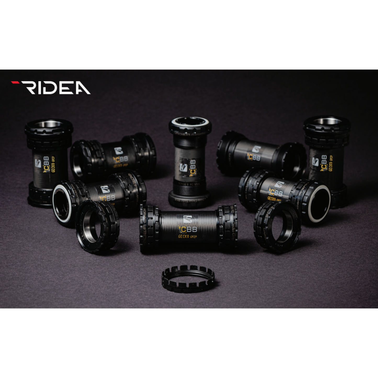 RIDEA - 6CBB Gecko Grip 壁虎環 鍛造碳纖維 陶瓷BB 系列