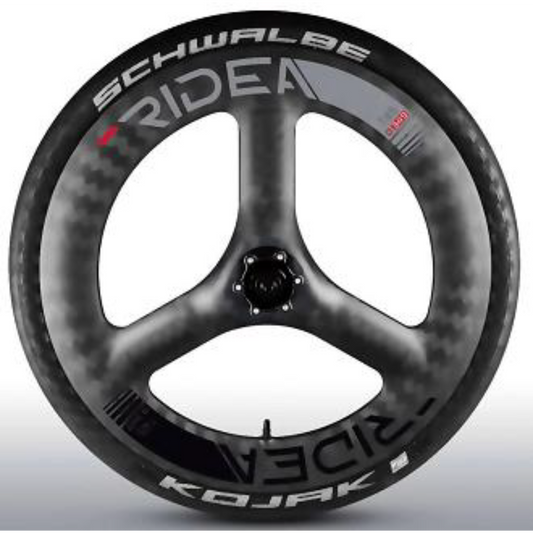RIDEA - T45 Tri-spoke carbon wheels ISO 349 碳纖維三刀輪組