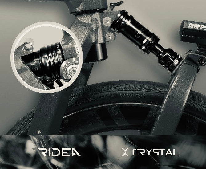 CRYSTAL - Full Titanium Adjustable Suspension F&R Set for Birdy (Limited Edition)