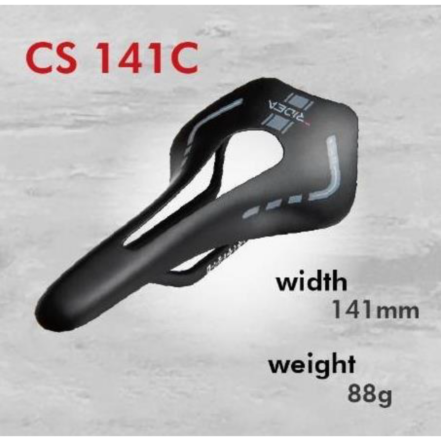 RIDEA - Full Carbon short nosed saddle 全碳纖維短鼻座墊 系列