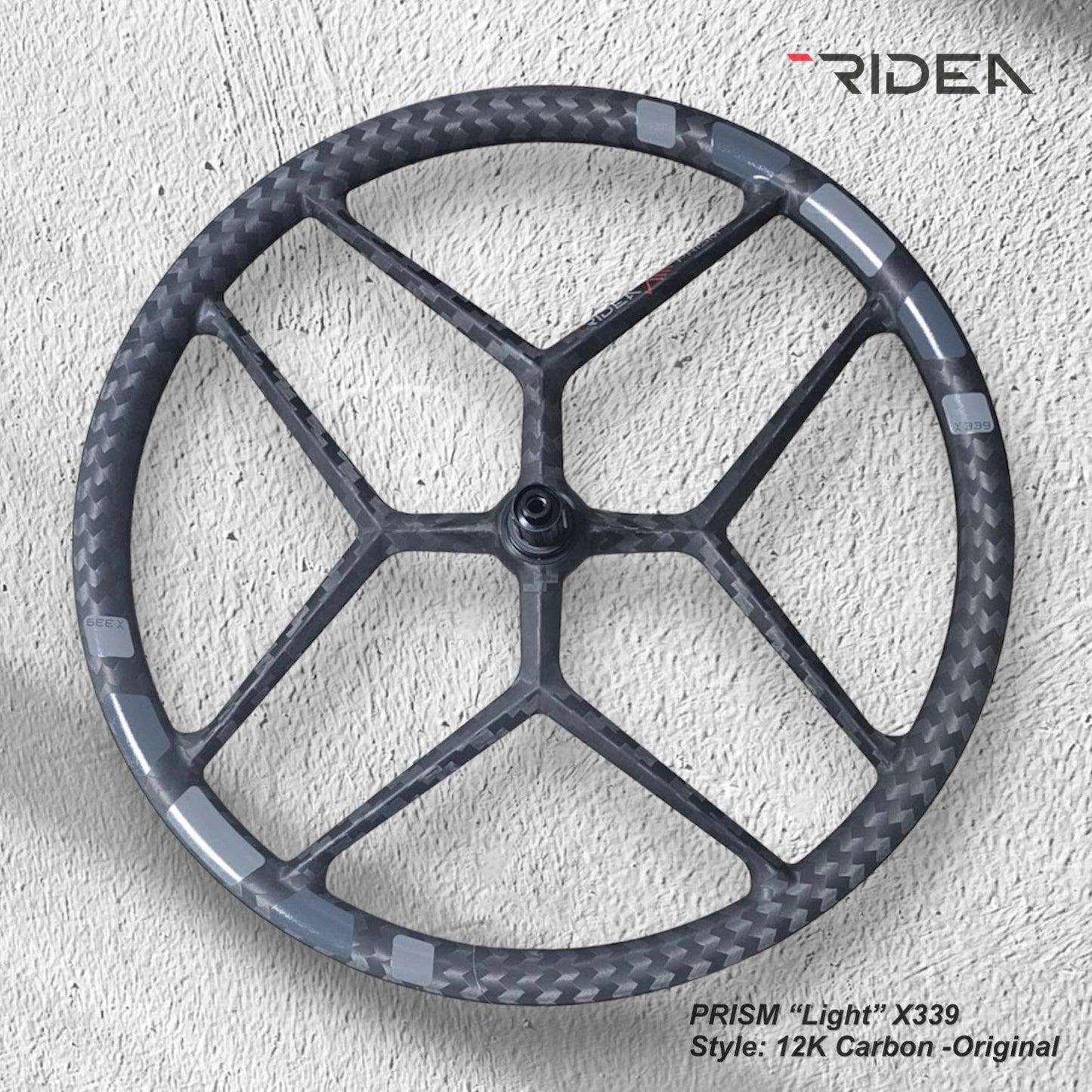 RIDEA - PRISM “Road” Carbon Wheels - X339 X359 700C series 公路競速 星棱刀輪組 系列