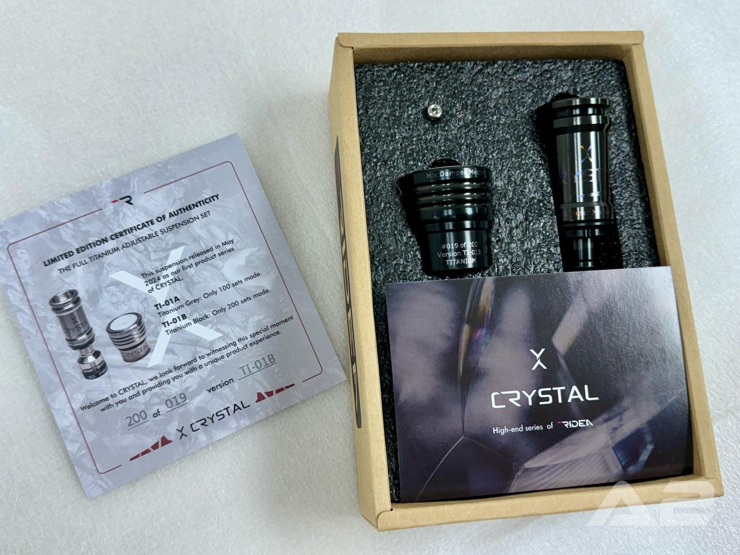 CRYSTAL - Full Titanium Adjustable Suspension F&R Set for Birdy (Limited Edition)