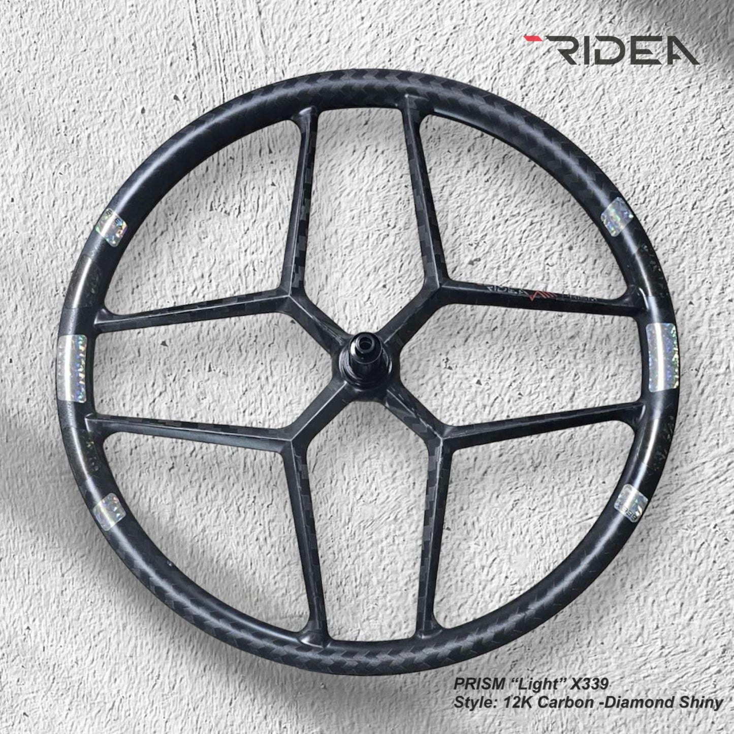 RIDEA - PRISM “Road” Carbon Wheels - X339 X359 700C series 公路競速 星棱刀輪組 系列