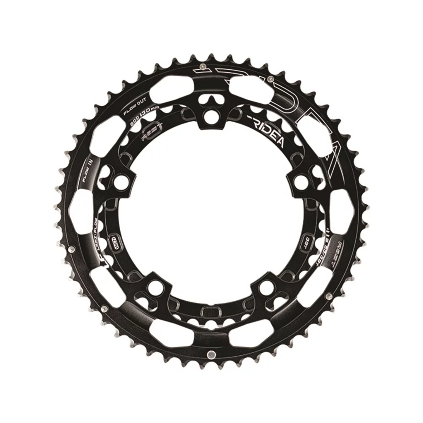 RIDEA - LamiFlow R5ST chainrings BCD130 五爪 氣動齒片