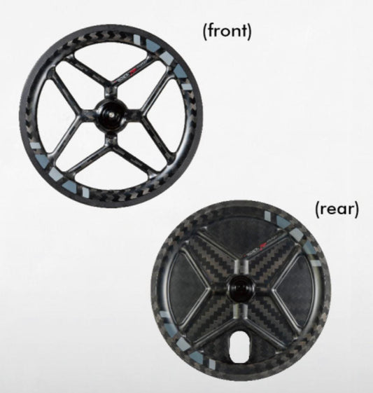 RIDEA - PRISM “Wing AERO” Carbon Wheels - Birdy C38 D406 星棱碟輪組 12速