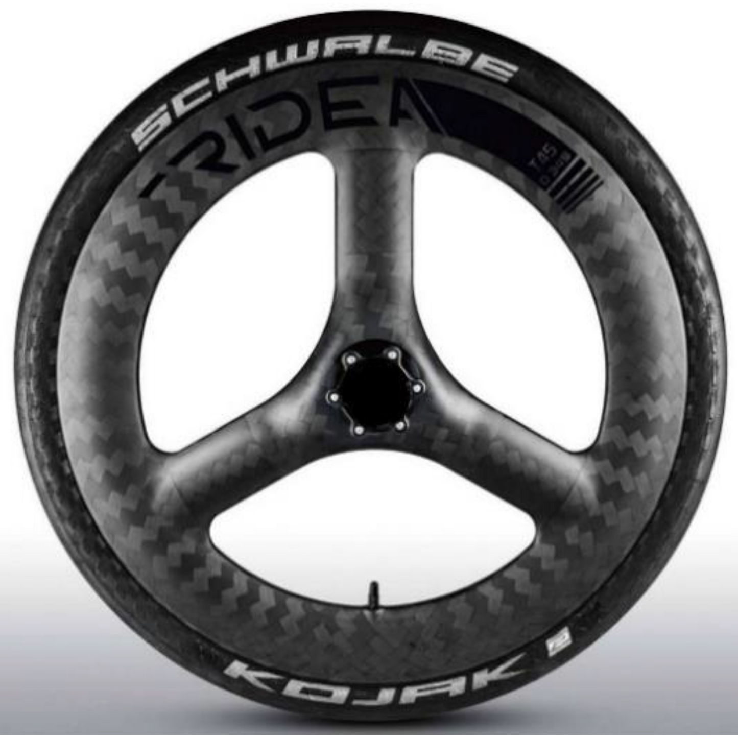 RIDEA - T45 Tri-spoke carbon wheels ISO 349 碳纖維三刀輪組