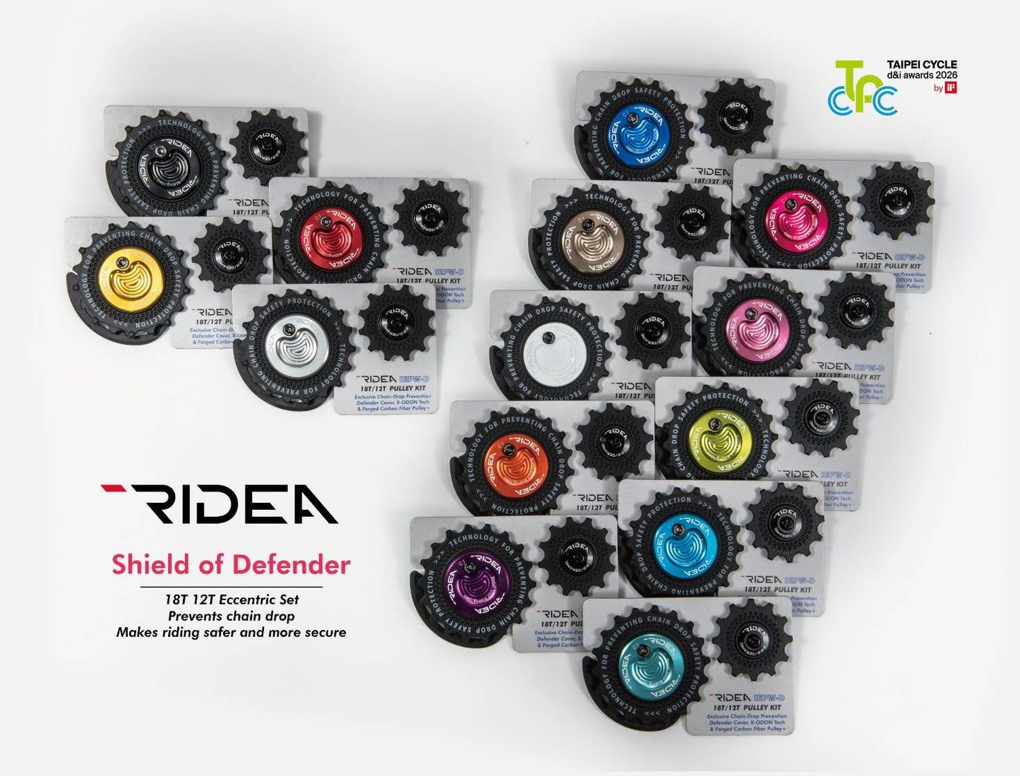 RIDEA - IEPW-D "Shield of Defender" 守護之盾 18T/12T  偏心導輪