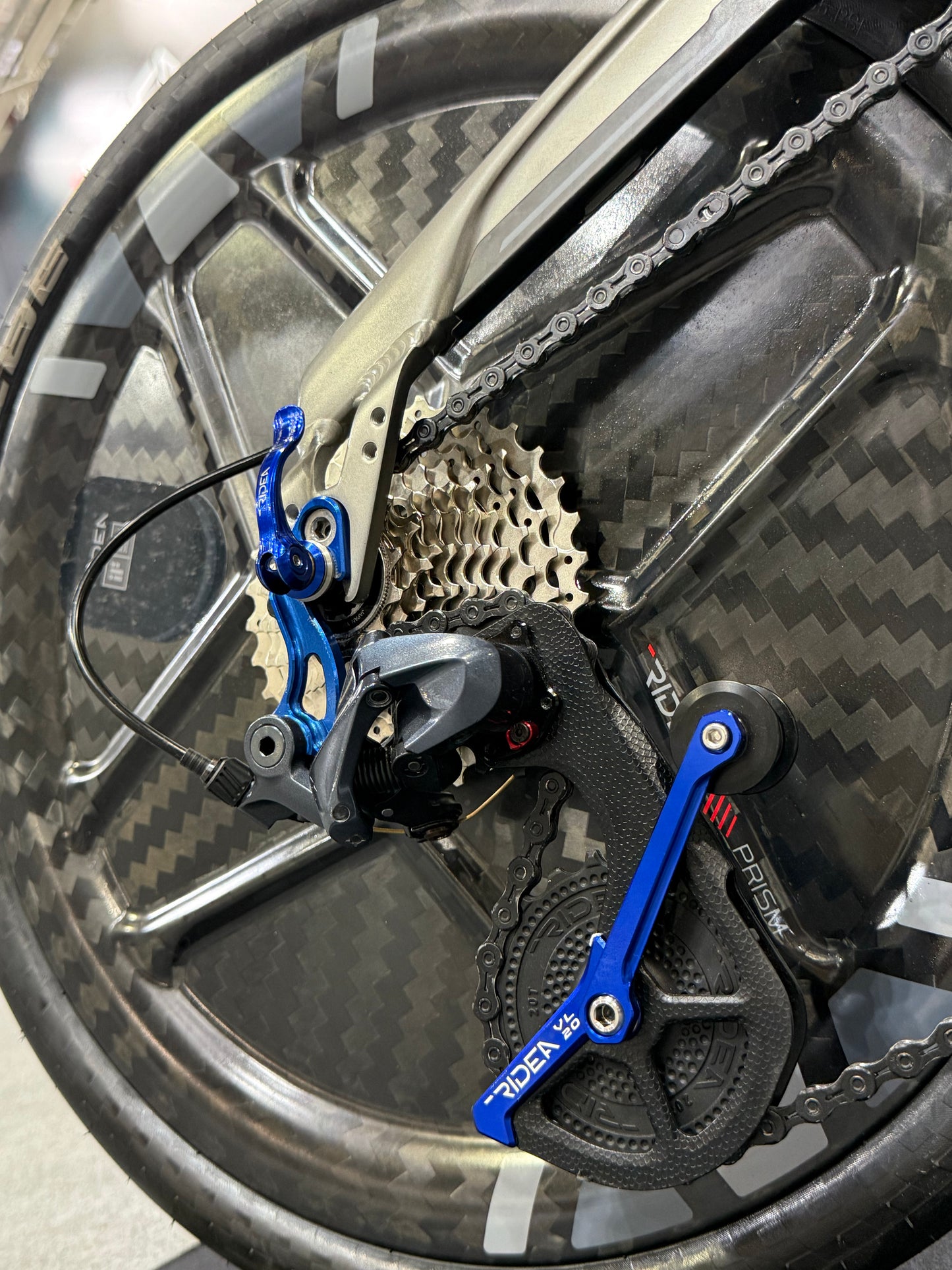 RIDEA - PRISM “Wing AERO” Carbon Wheels - Birdy C38 D406 星棱碟輪組 12速